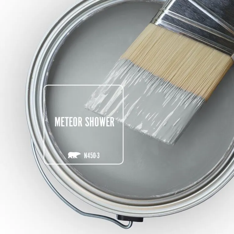 Behr Blue Gray Paint Colors - 'Meteor Shower' Image via Home Depot/Behr